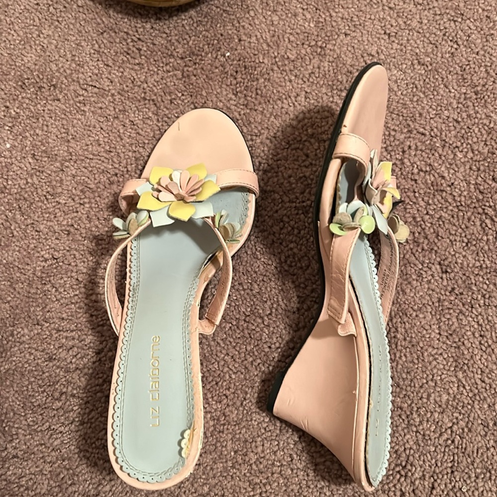 Dressy pink sandals